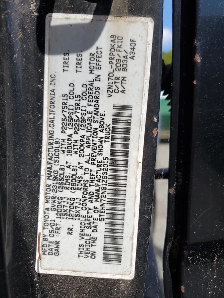 2001 TOYOTA TACOMA