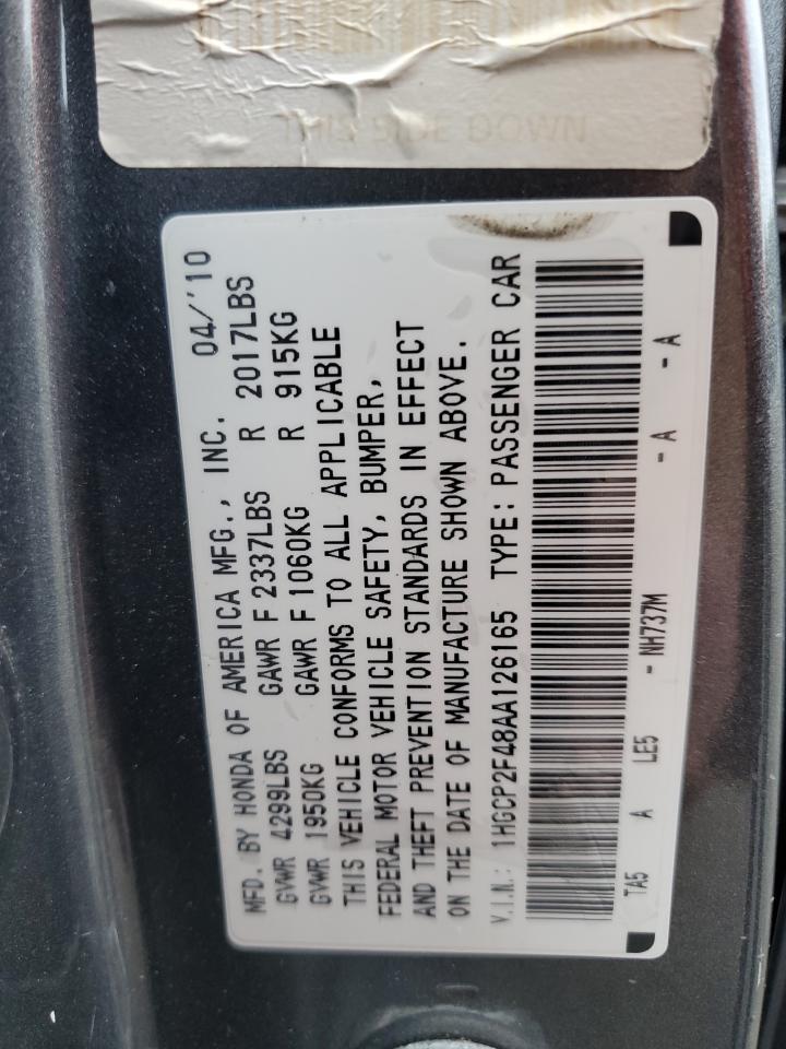 2010 HONDA ACCORD