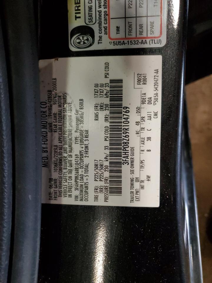 2009 FORD FUSION