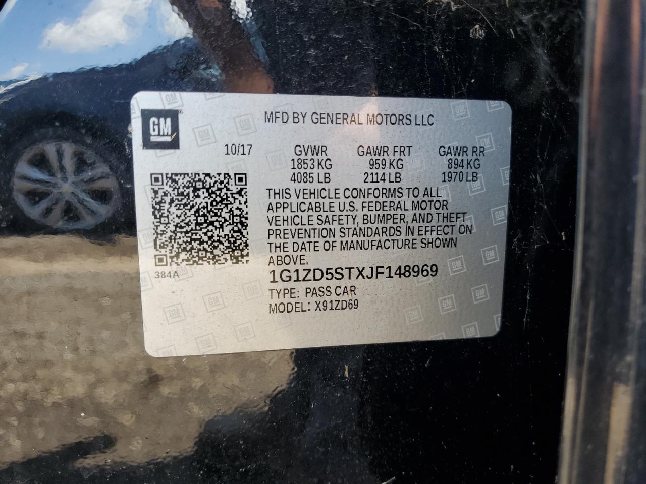 2018 CHEVROLET MALIBU