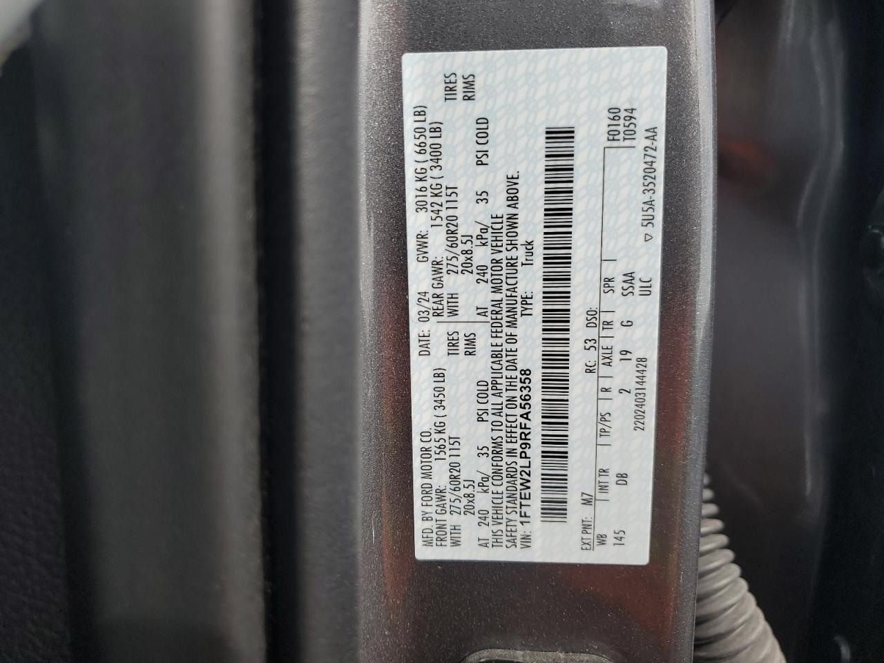 2024 FORD F-150