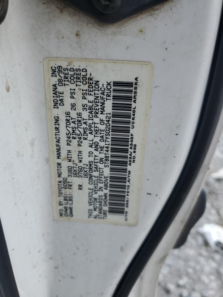 2000 TOYOTA TUNDRA