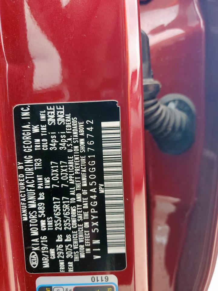 2016 KIA SORENTO