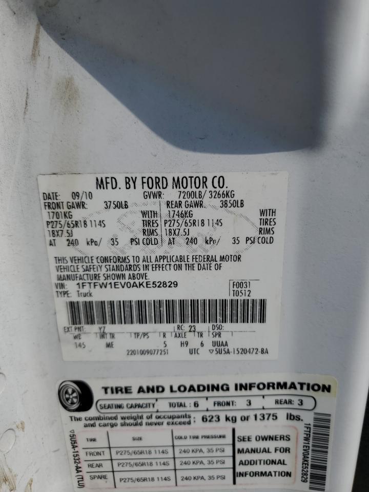 2010 FORD F-150