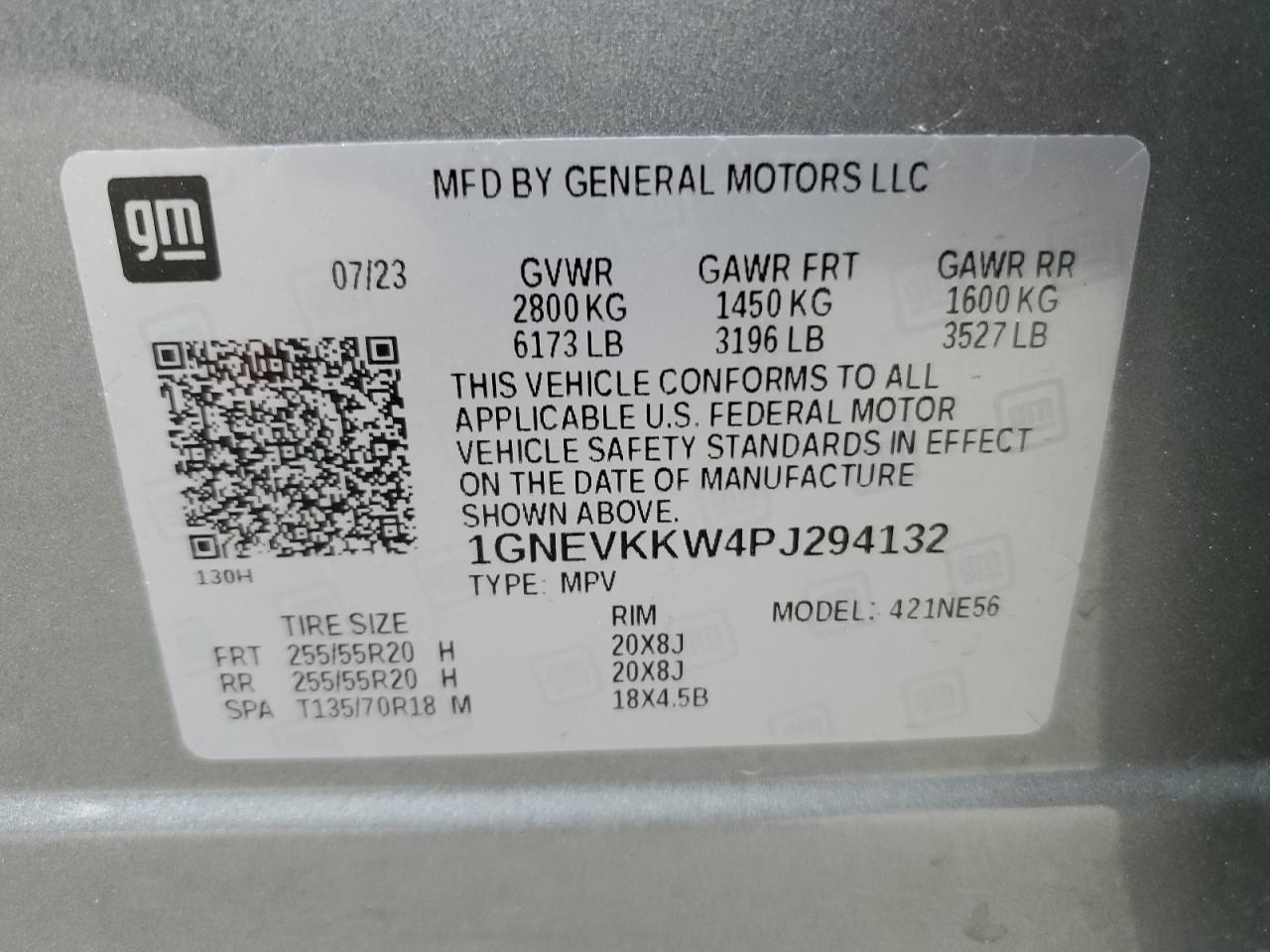2023 CHEVROLET TRAVERSE
