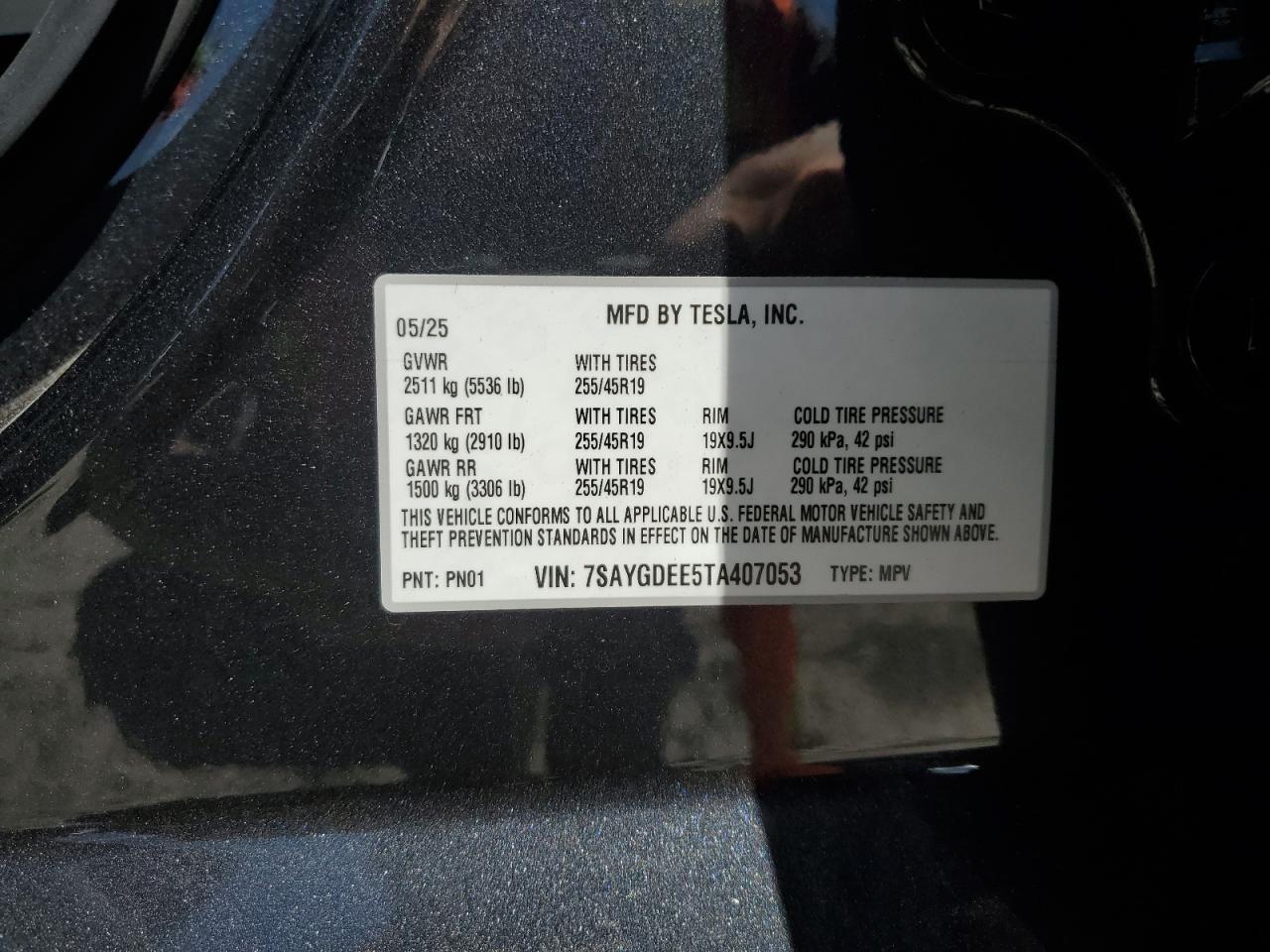 2026 TESLA MODEL Y