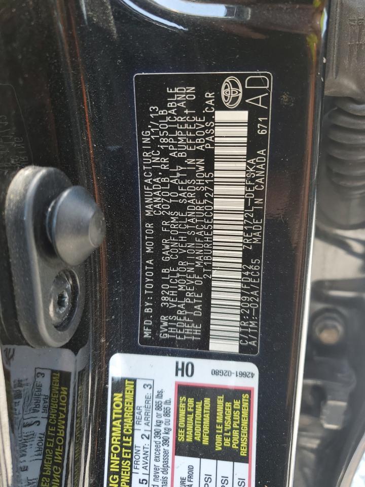 2014 TOYOTA COROLLA