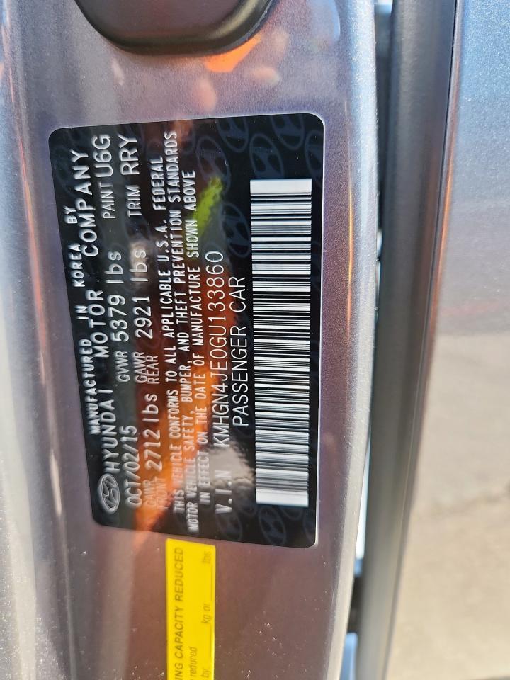 2016 HYUNDAI GENESIS