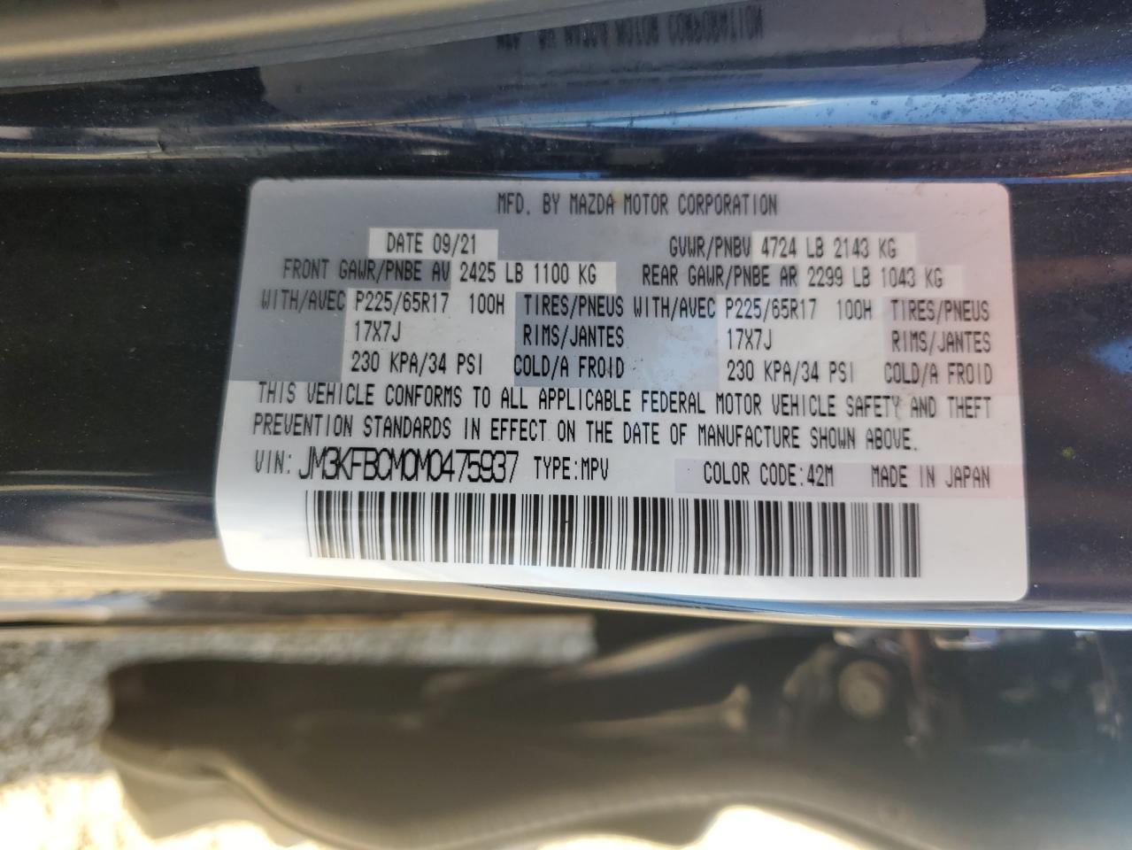 2021 MAZDA CX-5