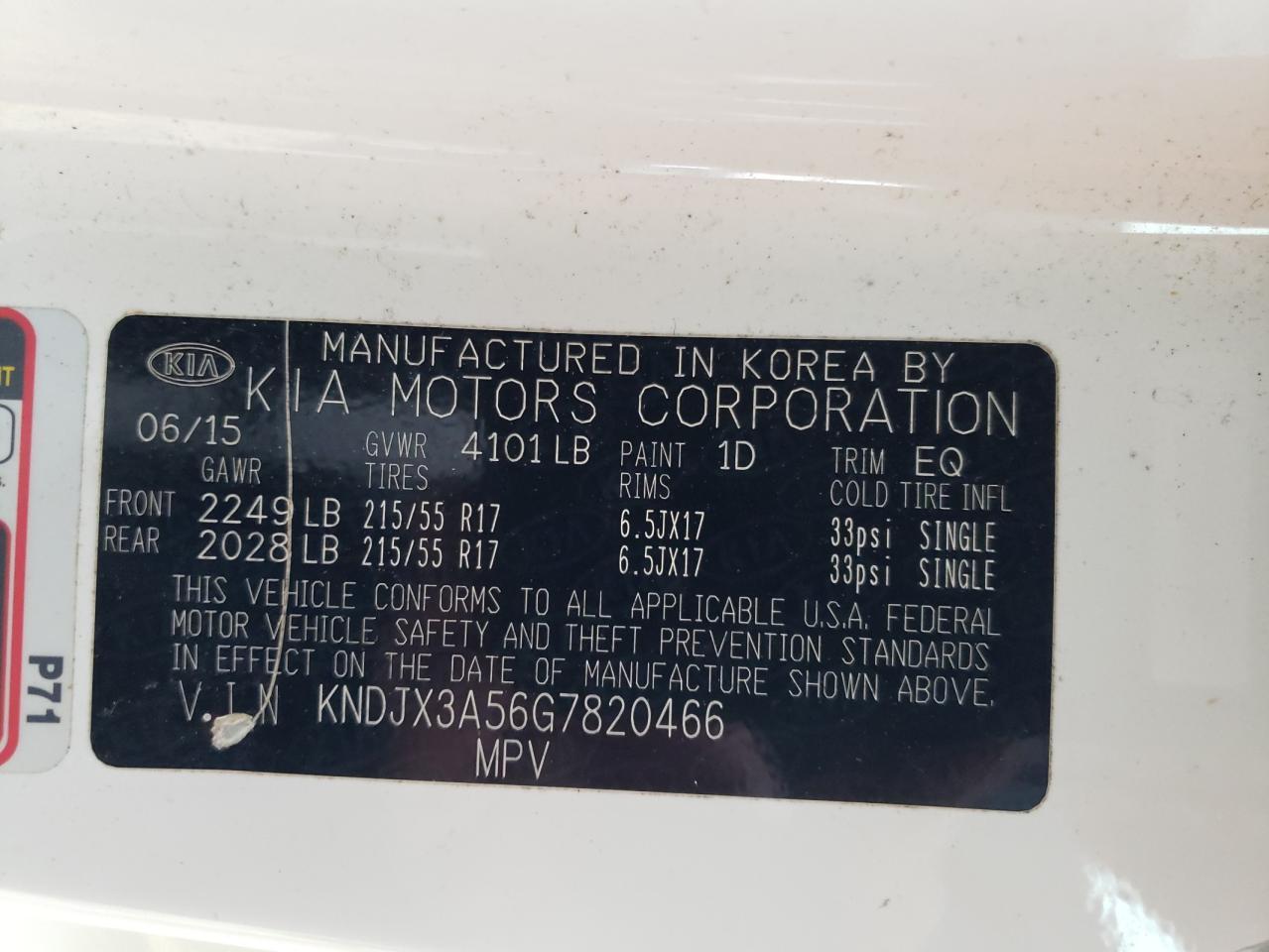 2016 KIA SOUL