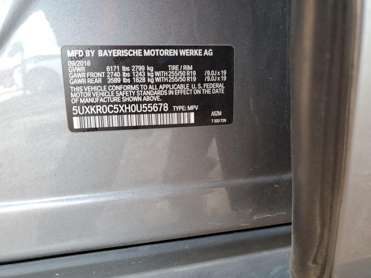 2017 BMW X5