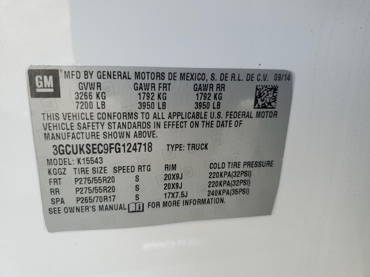 2015 CHEVROLET Silverado