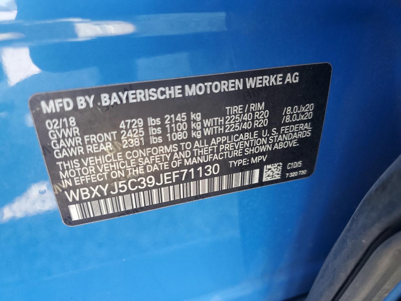 2018 BMW X2