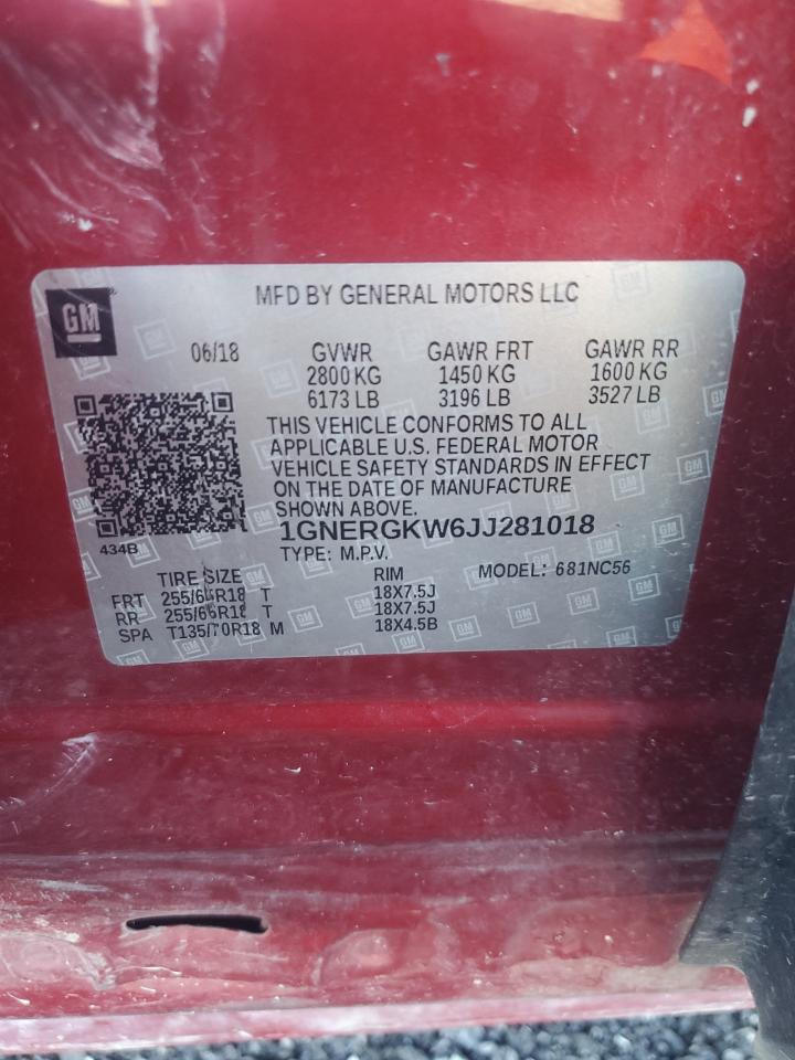 2018 CHEVROLET TRAVERSE