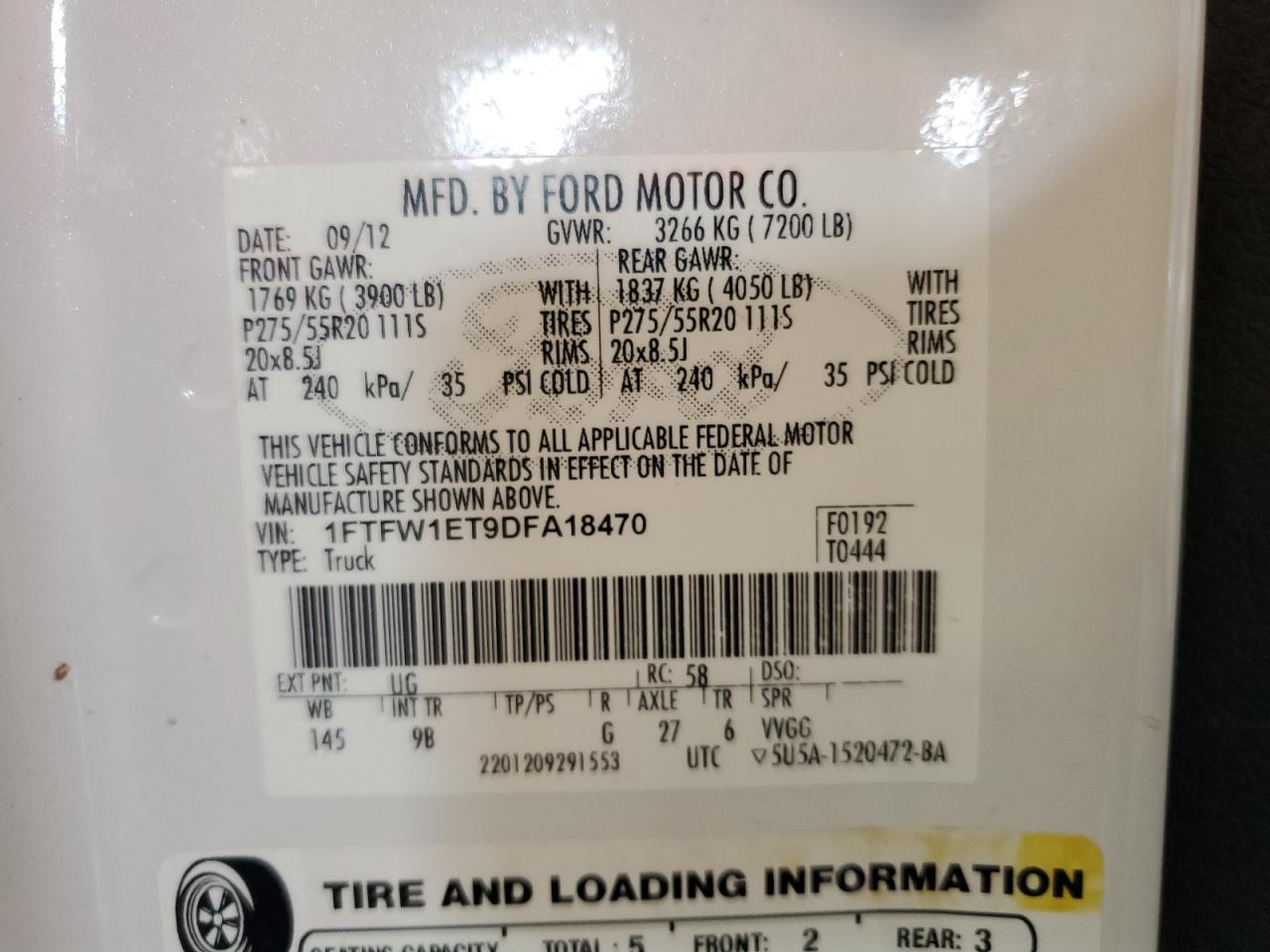 2013 FORD F-150