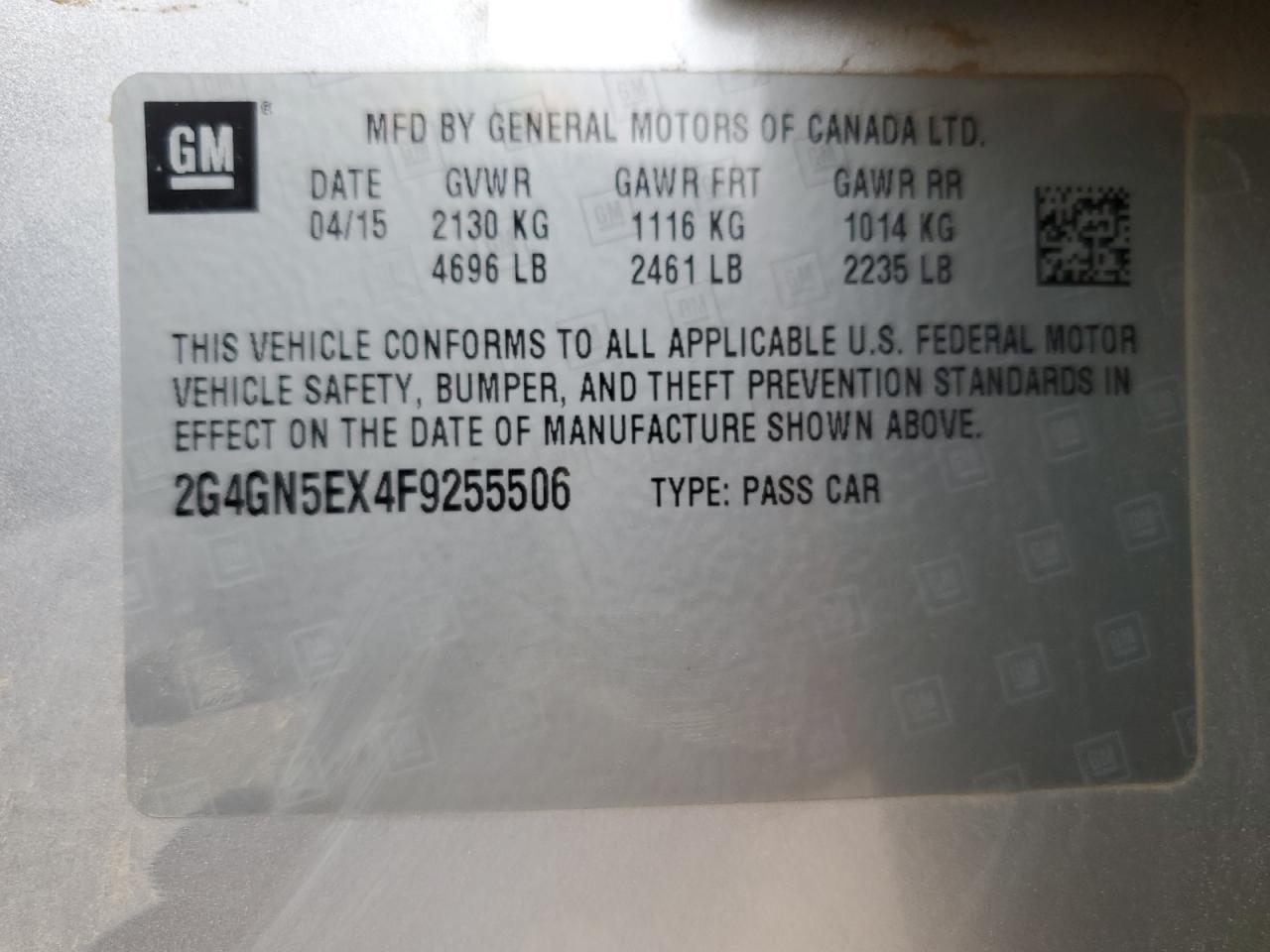 2015 BUICK Regal
