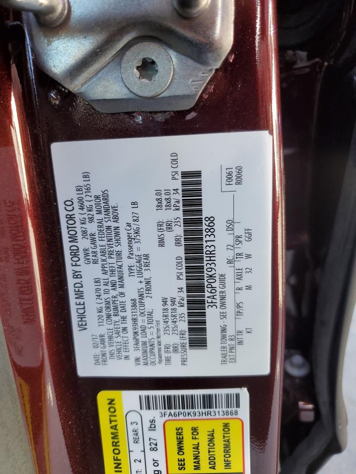 2017 FORD FUSION
