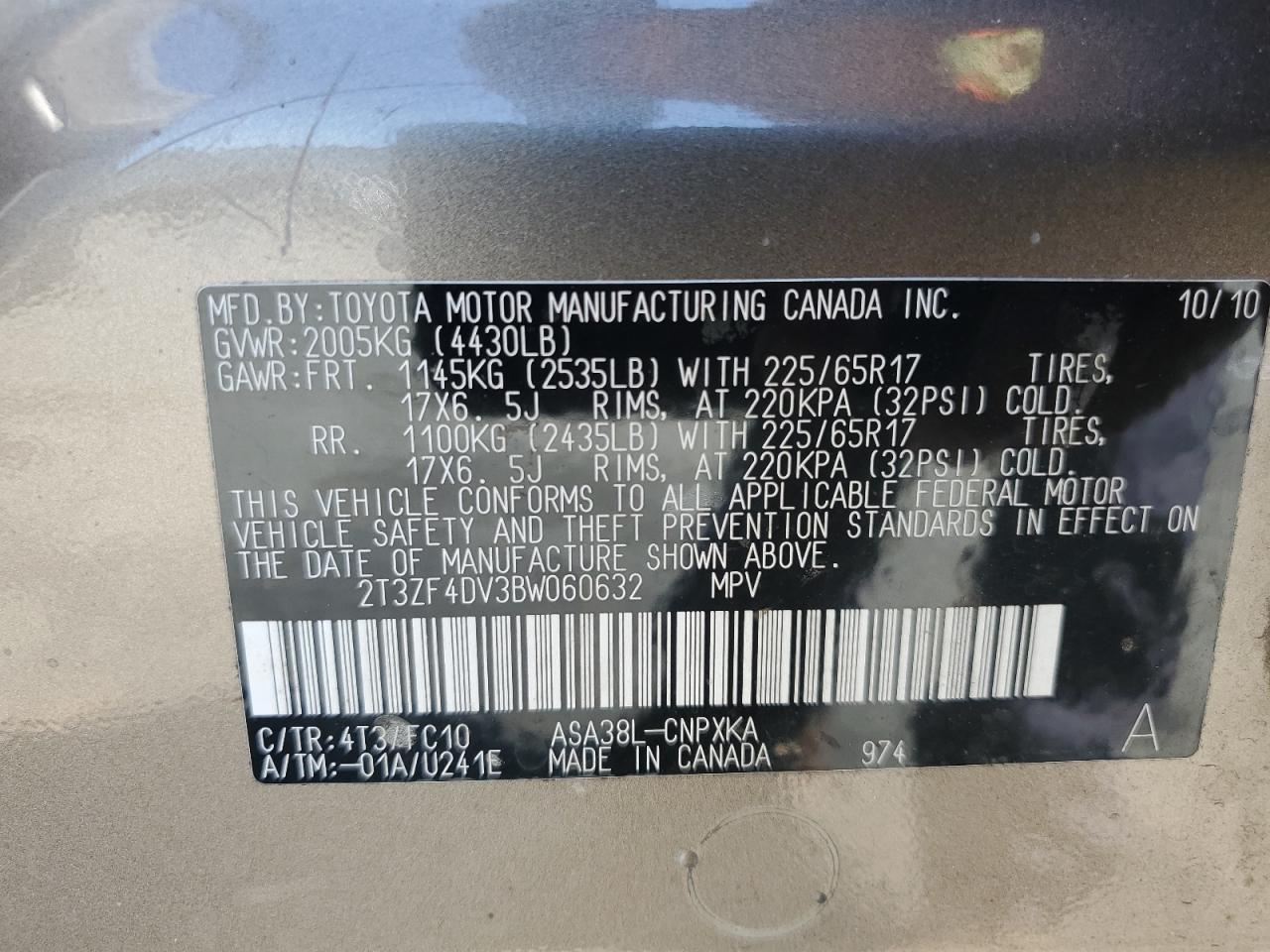 2011 TOYOTA RAV4