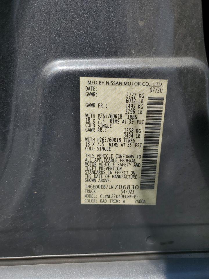 2020 NISSAN Frontier