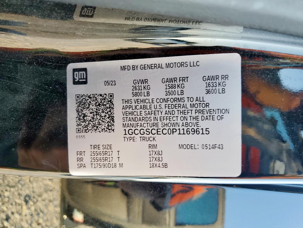 2023 CHEVROLET COLORADO