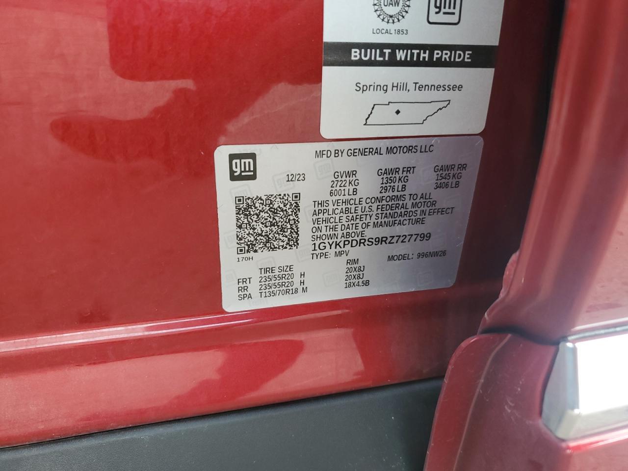 2024 CADILLAC XT6