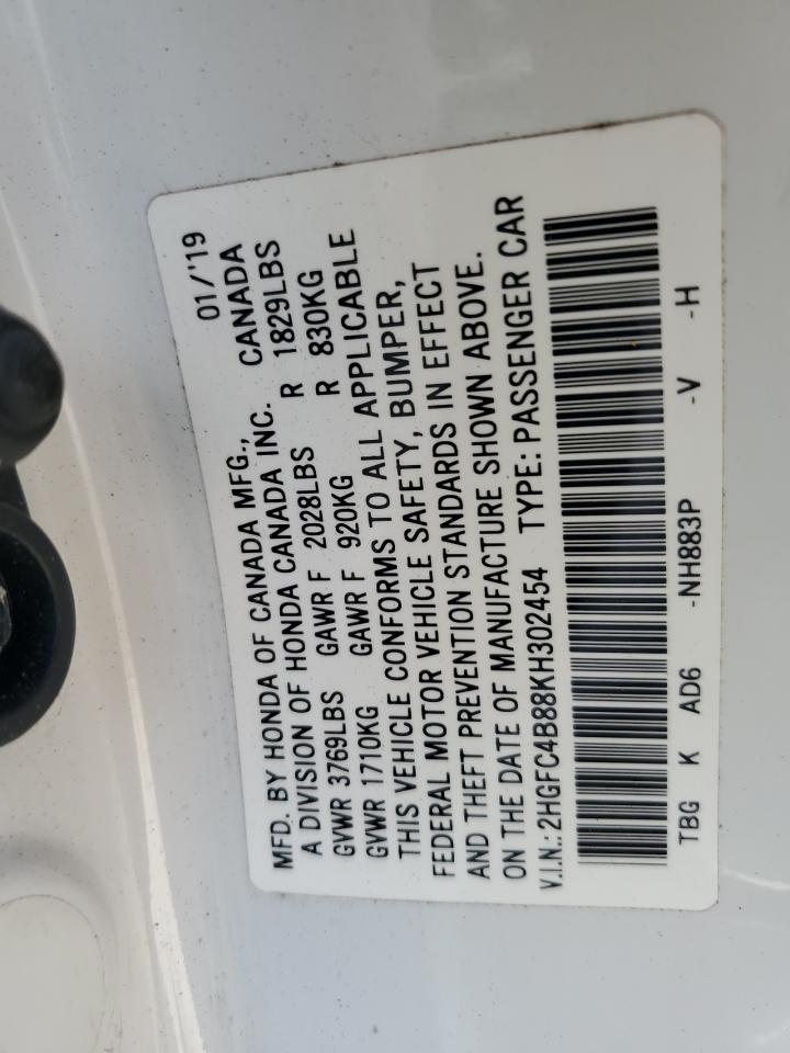 2019 HONDA CIVIC