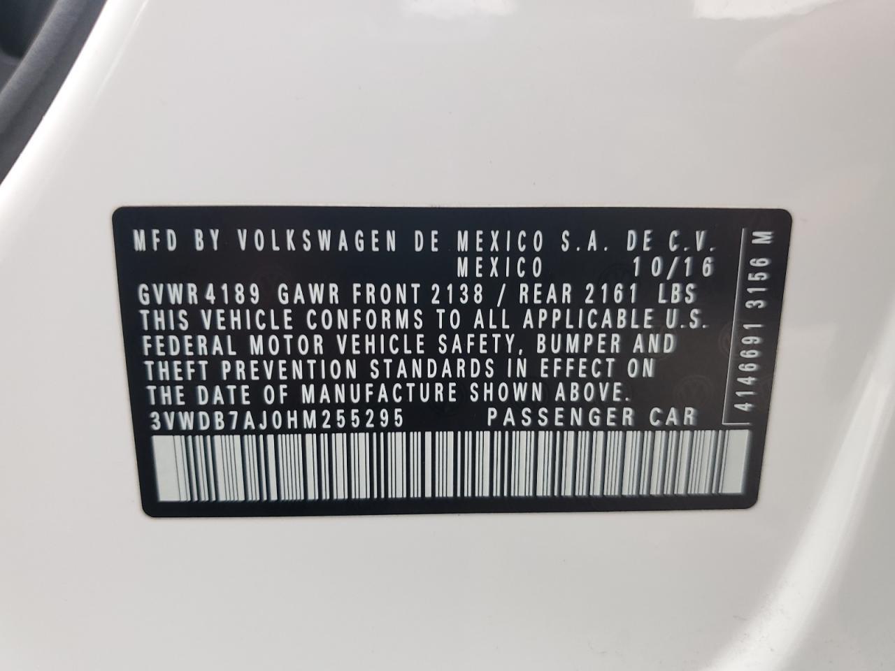 2017 VOLKSWAGEN JETTA