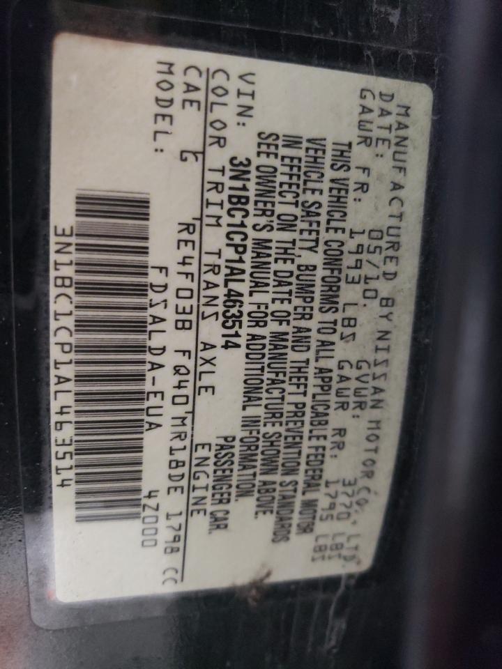 2010 NISSAN VERSA