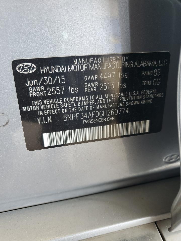 2016 HYUNDAI SONATA