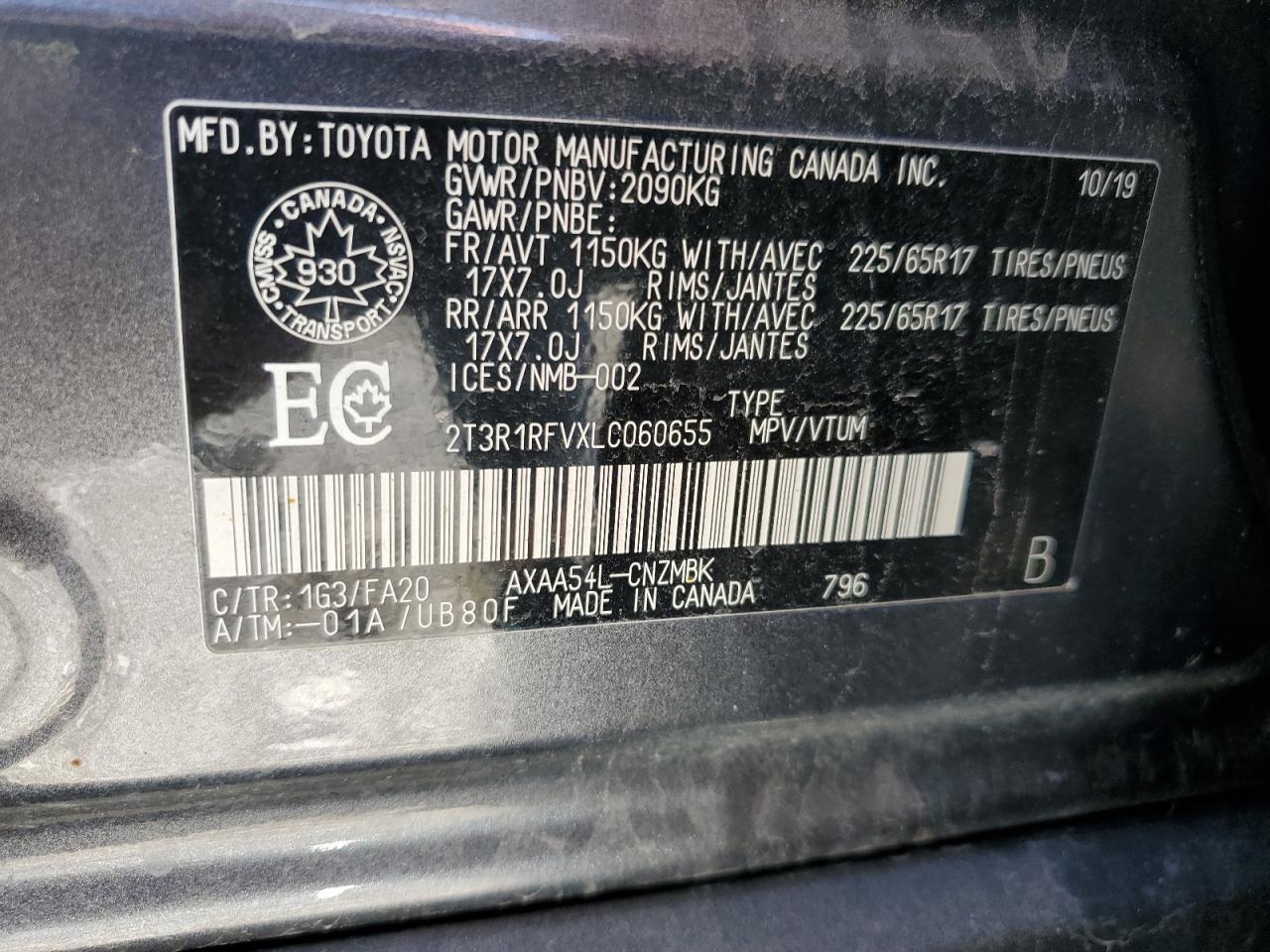 2020 TOYOTA RAV4