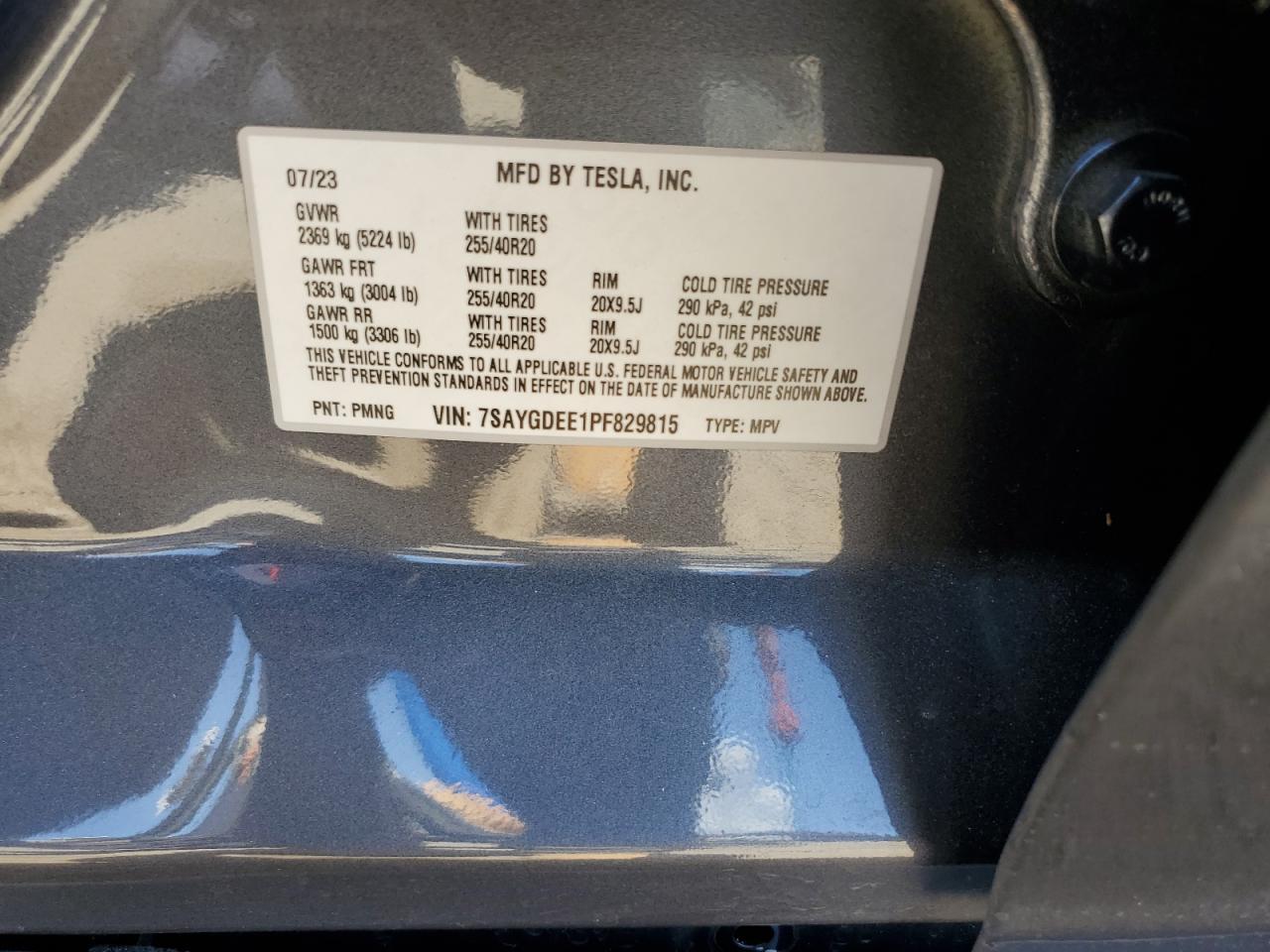 2023 TESLA MODEL Y