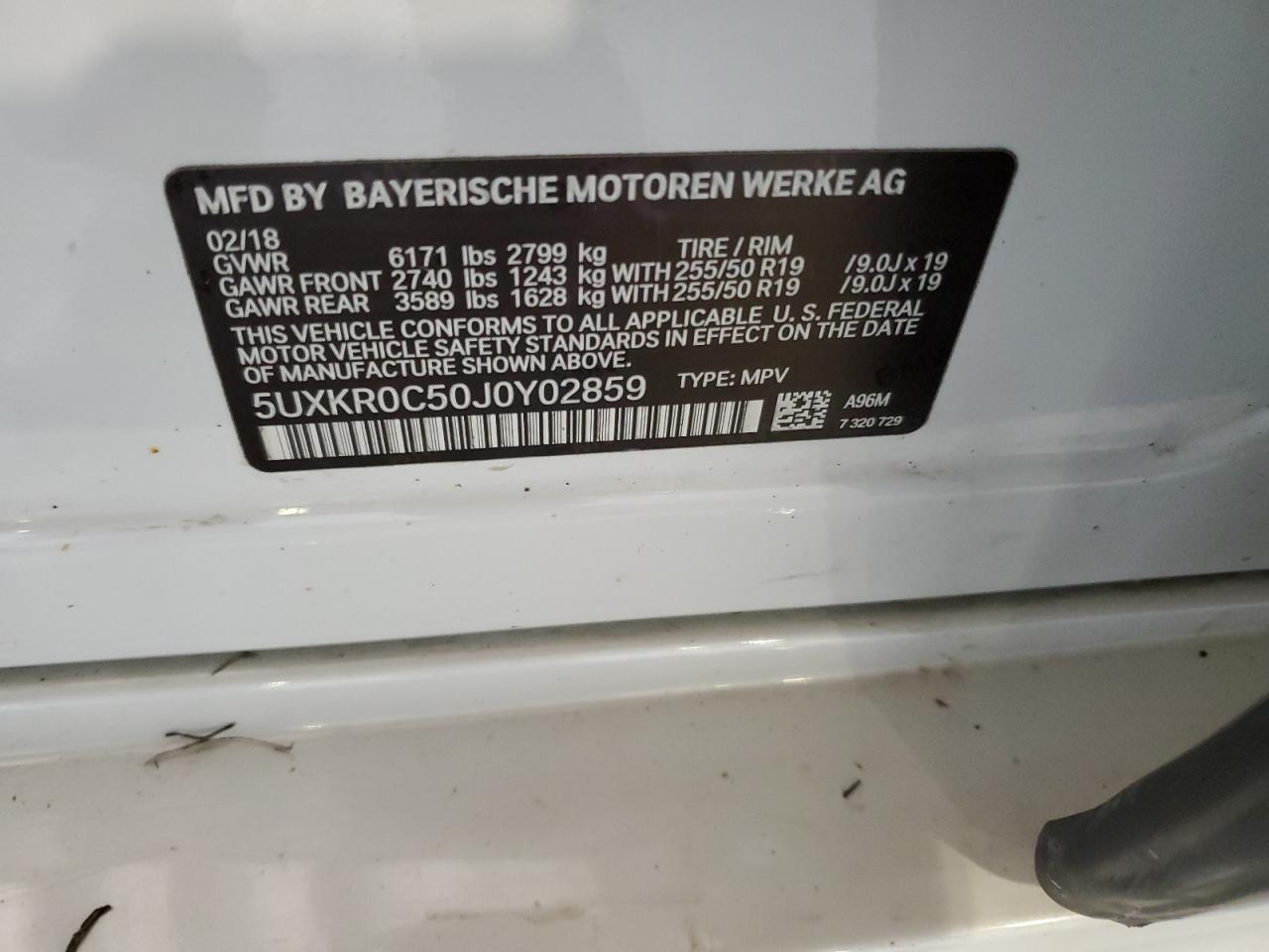2018 BMW X5