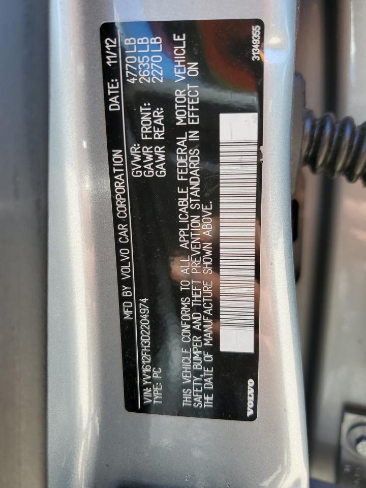 2013 VOLVO S60