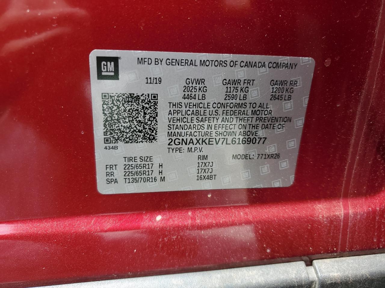 2020 CHEVROLET EQUINOX