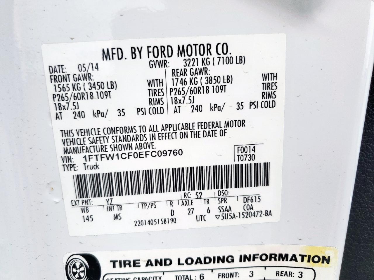 2014 FORD F-150