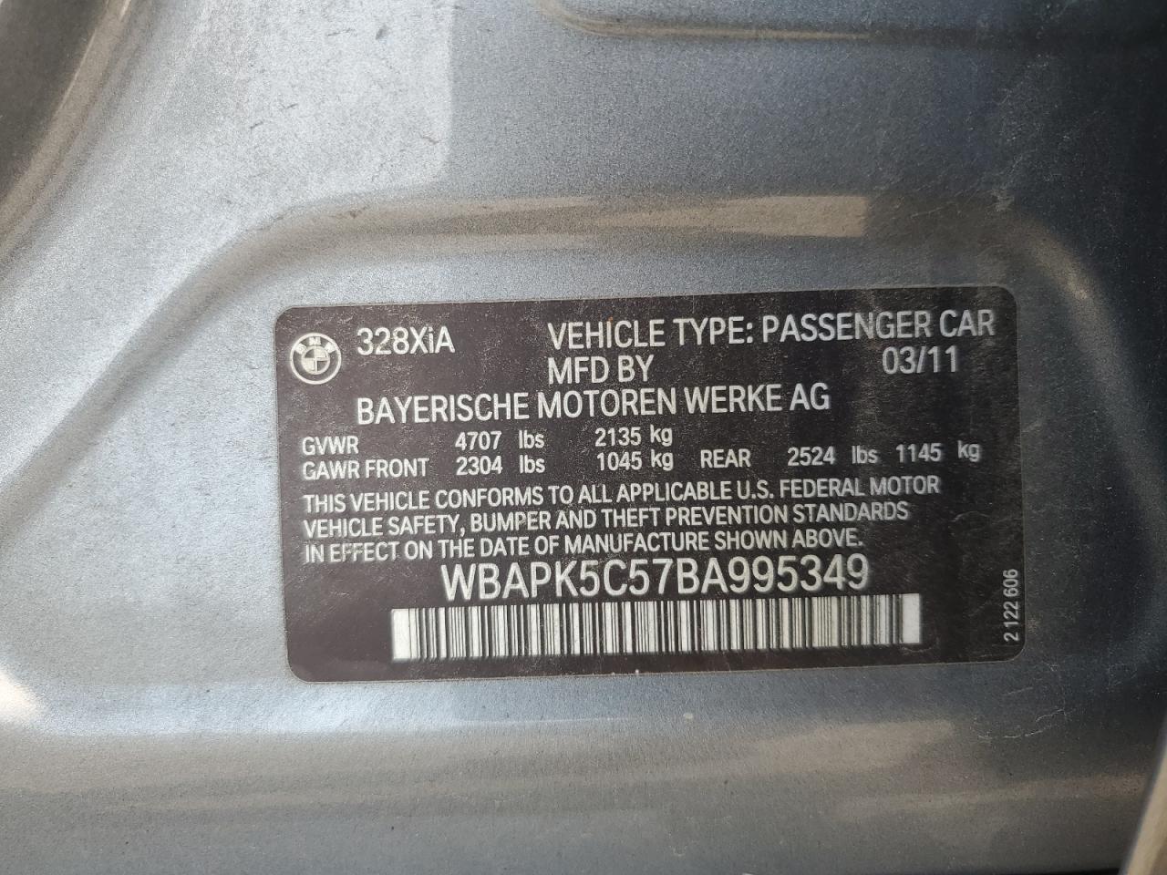 2011 BMW 3 SERIES