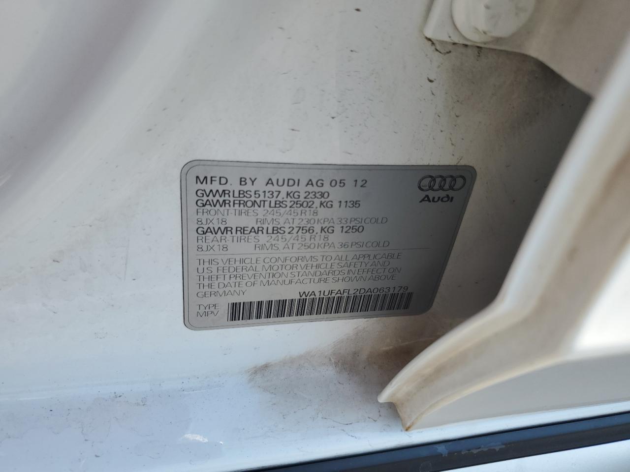 2013 AUDI A4 allroad