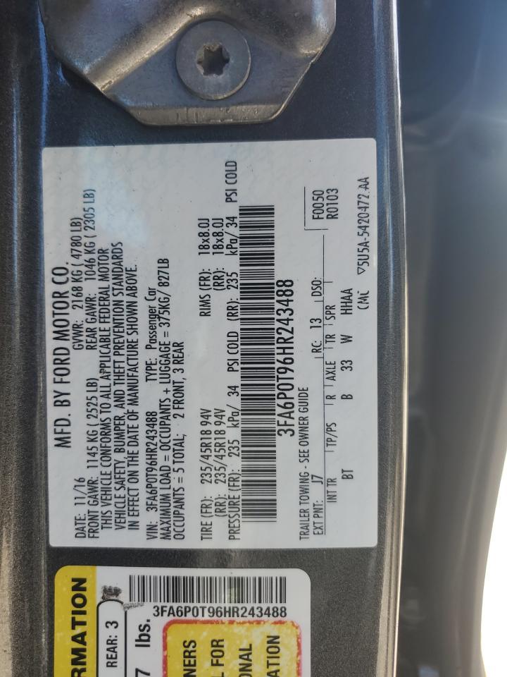 2017 FORD FUSION