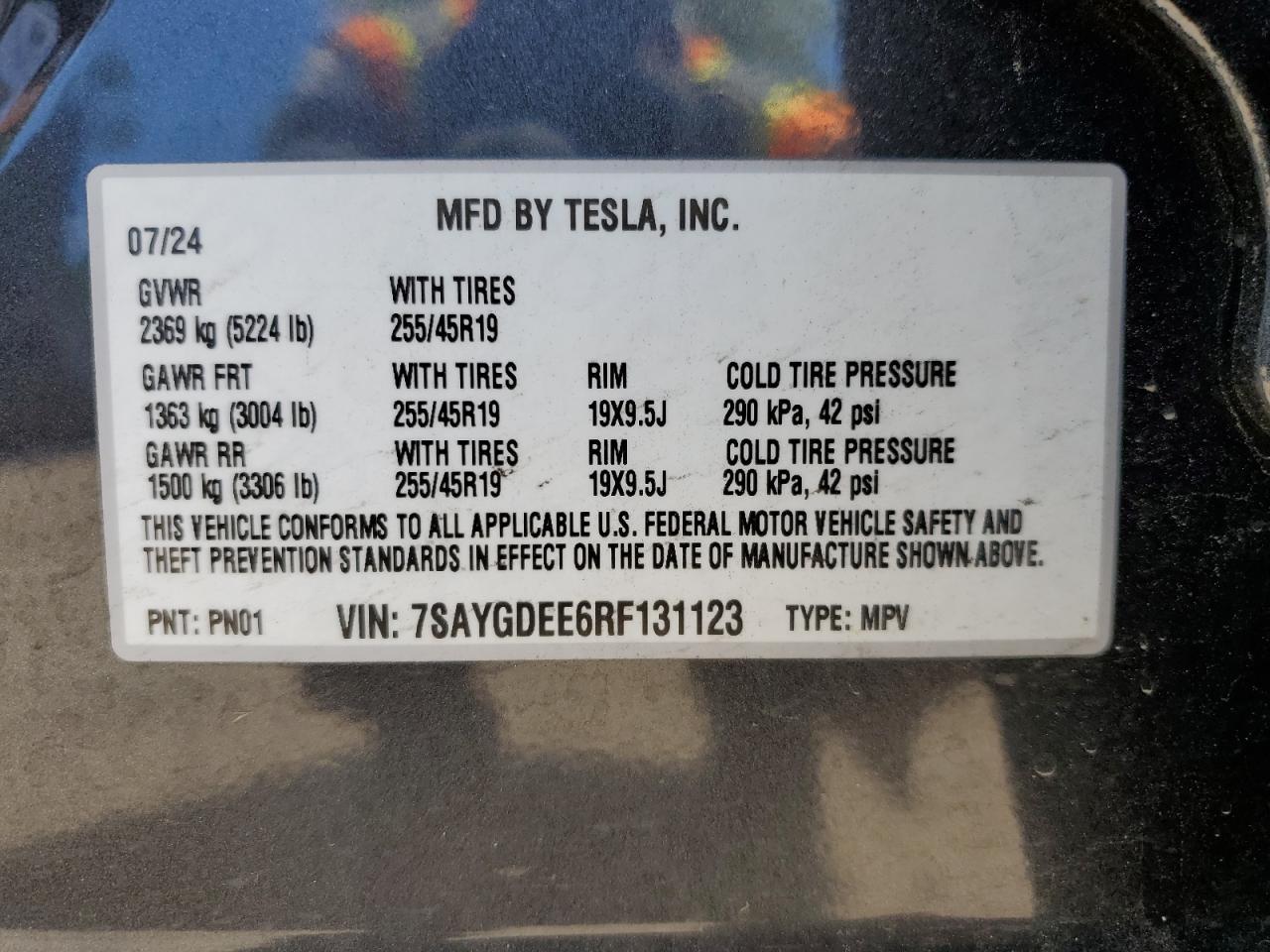2024 TESLA MODEL Y