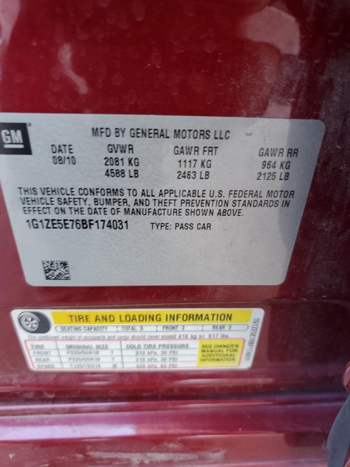 2011 CHEVROLET MALIBU