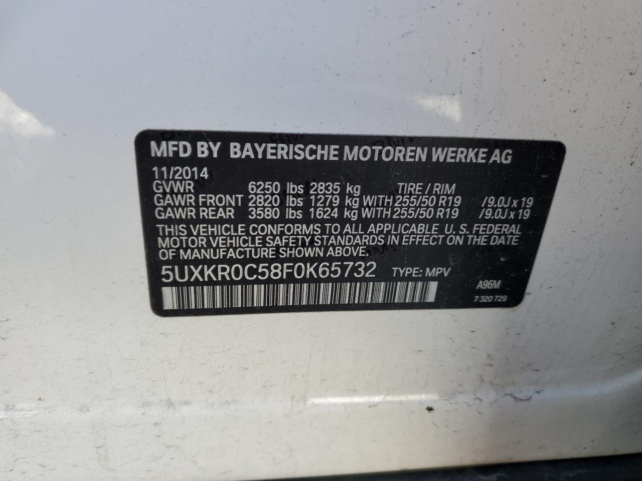 2015 BMW X5