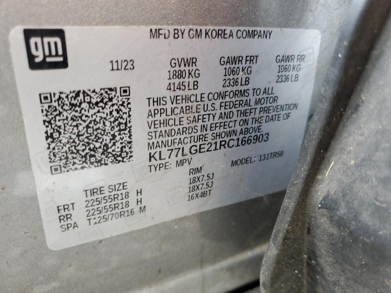 2024 CHEVROLET TRAX