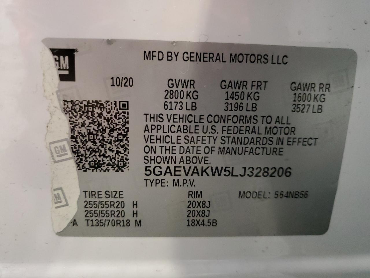 2020 BUICK ENCLAVE
