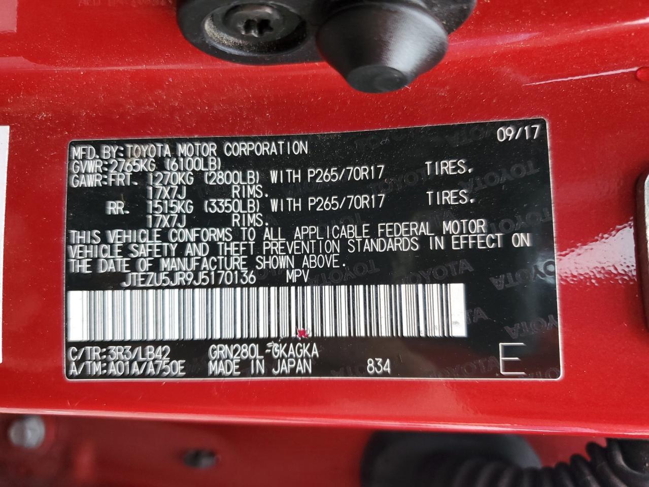 2018 TOYOTA 4Runner