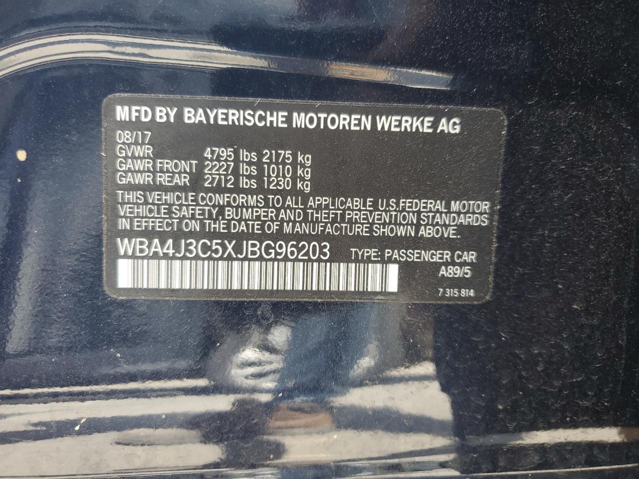 2018 BMW 4 Series