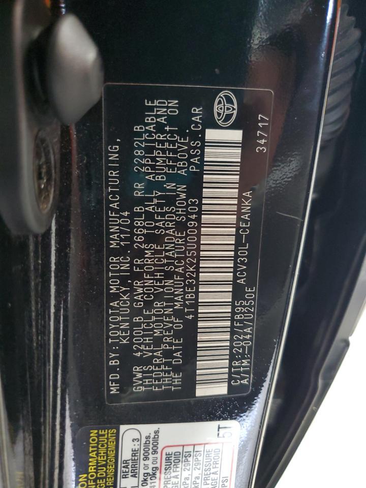 2005 TOYOTA CAMRY