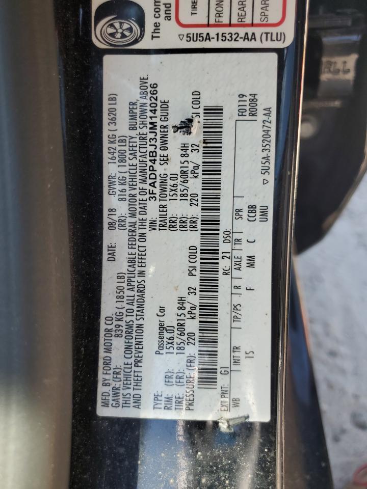2018 FORD Fiesta