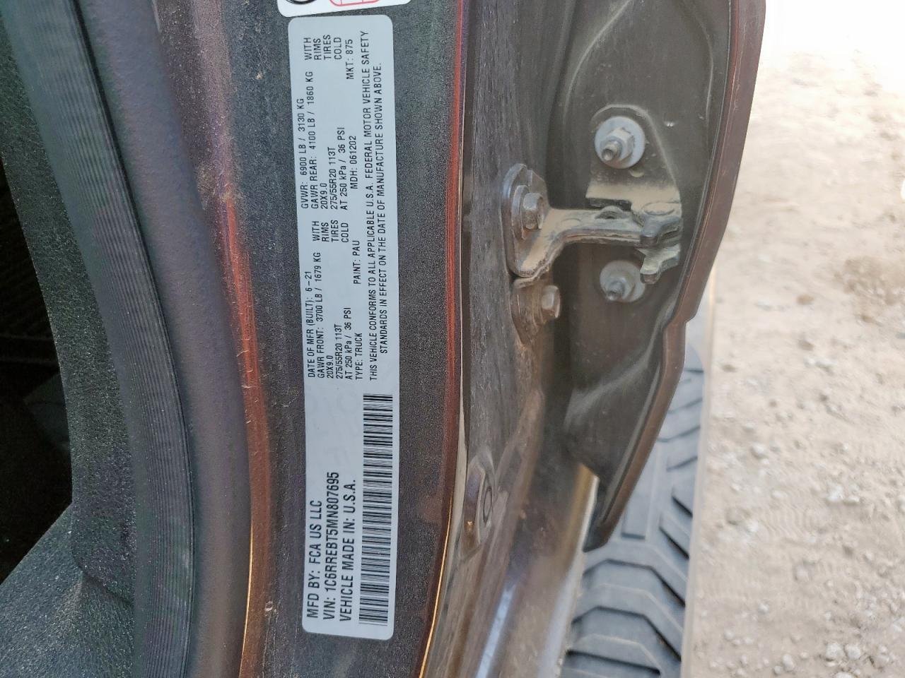 2021 RAM 1500