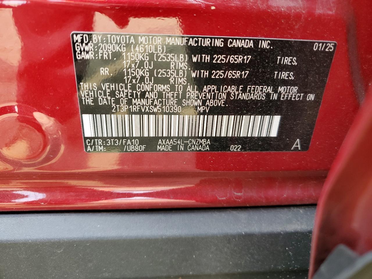 2025 TOYOTA RAV4