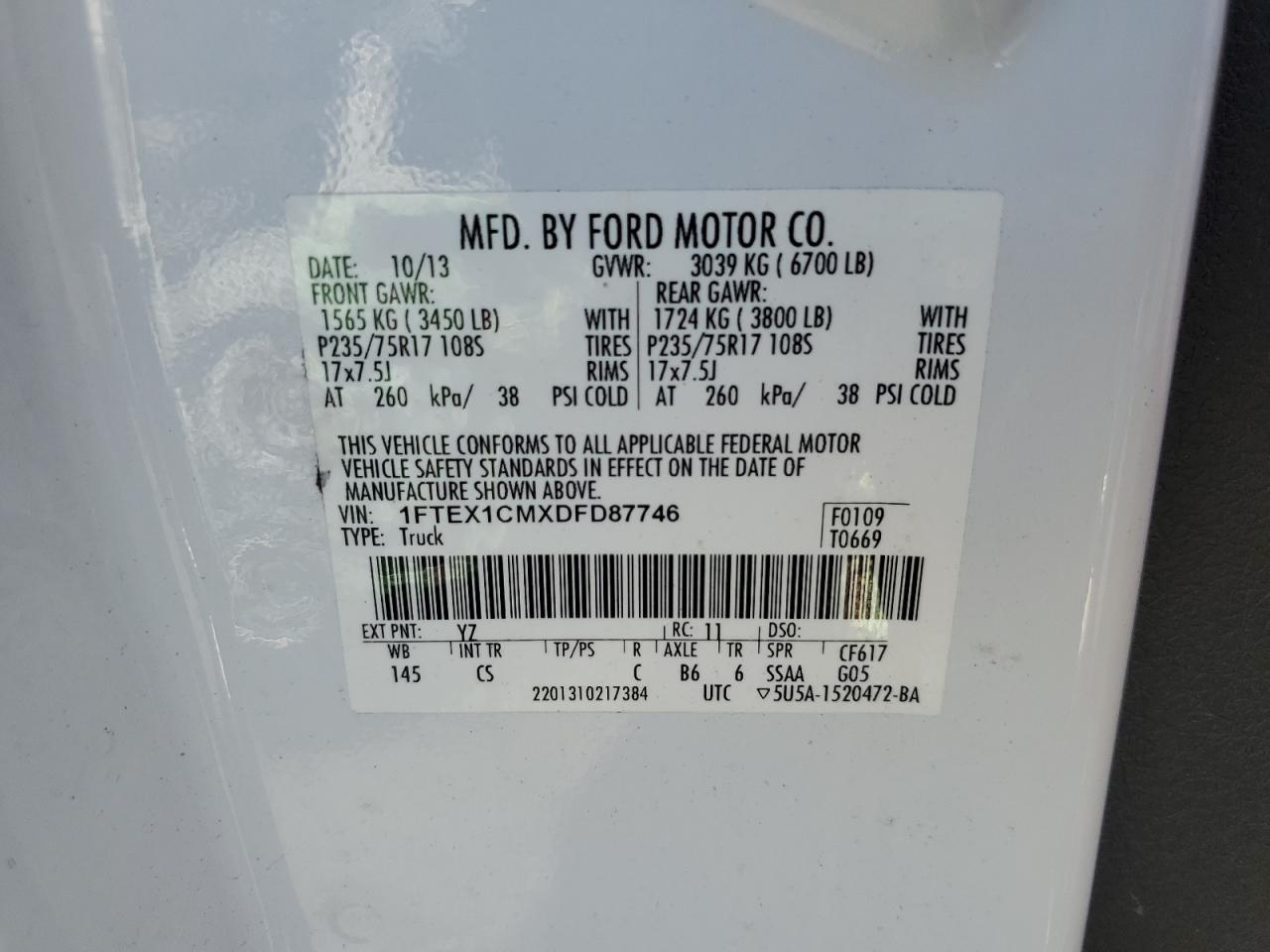 2013 FORD F-150